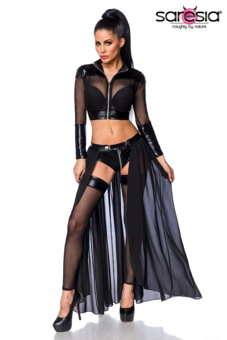 Transparent Gogo Set Black