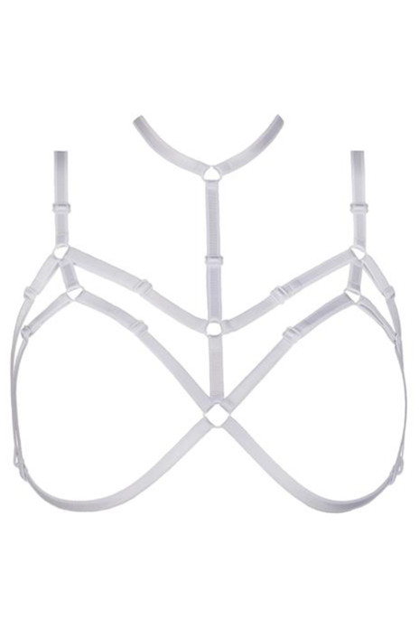 Venetian Mirror Strappy Deluxe - Harness White