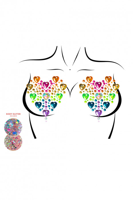 Prism Nipple Jewels Sticker