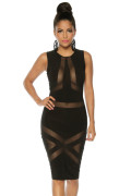 Mesh Pattern Dress