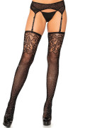 Katarina Rhinestone Fishnet Stockings