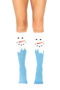 Snowman Knee-High Socks