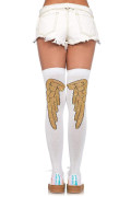 Angel Wing Over Knee Socks