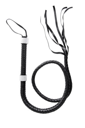 Rhinestone Handle Whip