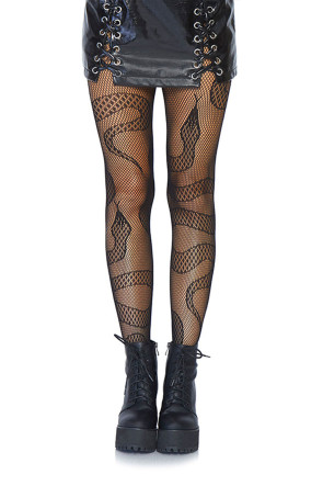 Snake Net Tights