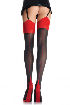 Opaque Two Tone Stockings