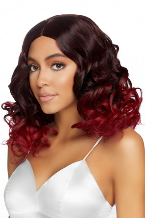 Curly Ombre Long Bob Wig