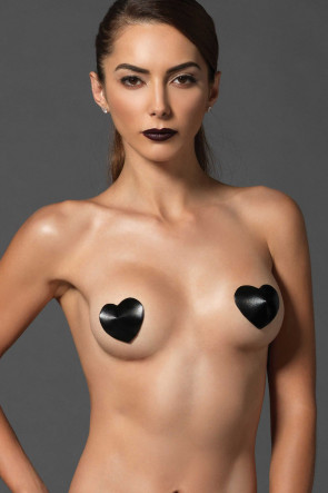 Satin Heart Nipple Cover