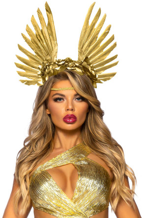 Golden goddess headband