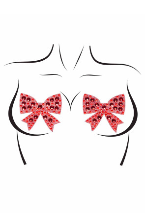 Rhinestone Bow Nipple Jewels