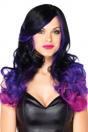 Allure Multi Color Wig Black & Purple