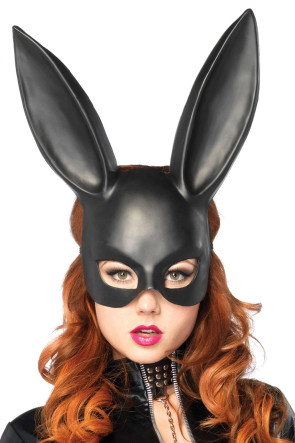 Masquerade Rabbit Mask Black